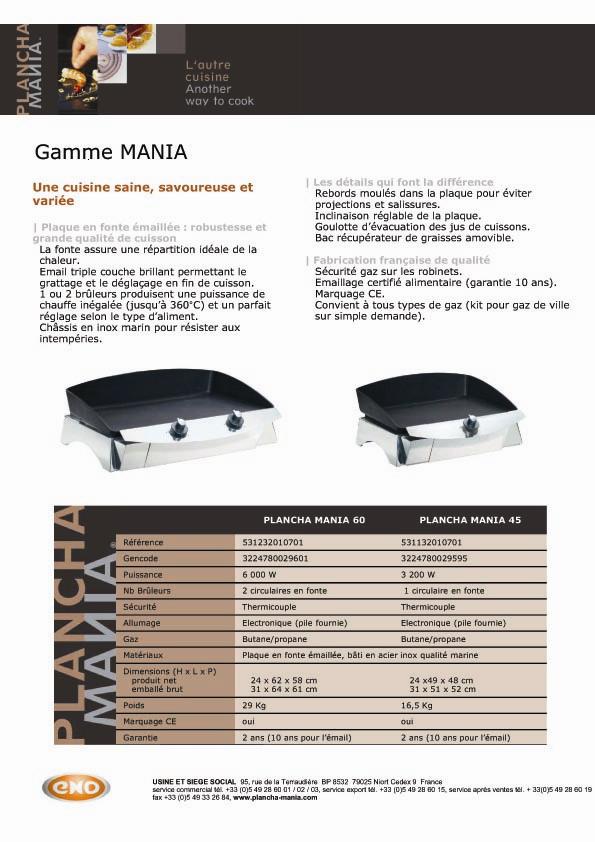 plancha  45 .60